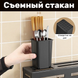 Органайзер, подвесная полка держатель на стену 30 см с крючками AND-20-20 фото 5