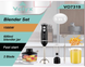 Блендер погружной 5в1 универсальный Blender Set VOLYX VO7319 1500W BLACK VO7319 фото 2