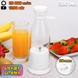 Портативный аккумуляторный фитнес-блендер, бутылка для полосы Fresh juice (Белый, розовый, голубой) Freshjuice фото 3