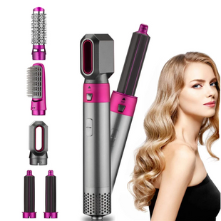 Стайлер 5в1 Hot Air Styler для різних типів волосся з функціями надання об'єму, випрямлення 4462890123 фото