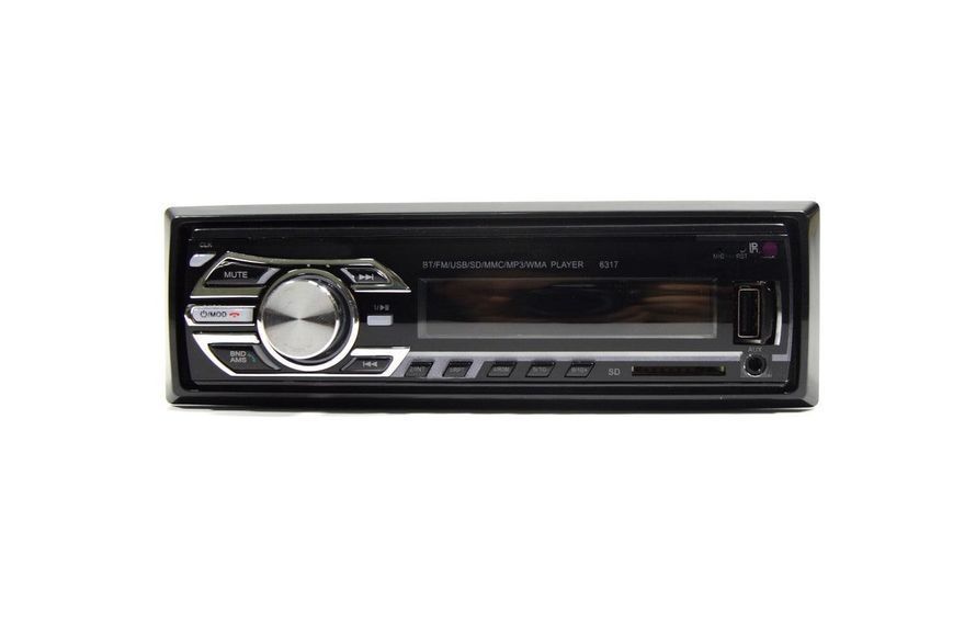Автомагнитола 1DIN MP3-6317 RGB Автомобильная магнитола RGB панель + пульт управления 1571167707 фото