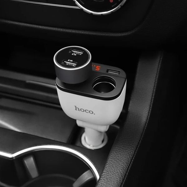 Автомобильное зарядное устройство для Hoco - Z28 Power Ocean (2USB, 3.1A, прикуриватель, с прикуривателем) - Белый Z28 Power фото