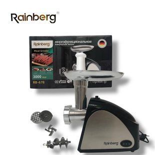 Мясорубка электрическая шнековая Rainberg RB-678 3000W RB-678 фото