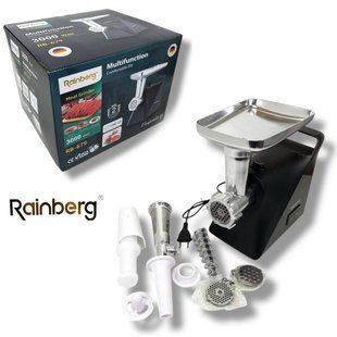Мясорубка электрическая шнековая Rainberg B-679 с соковыжималкой и реверсом 3000W RB-679 фото