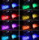 Светодиодная RGB лента для подсветки салона автомобиля с пультом дистанционного управления 4 шт по 9 лед ELITE LUX EL-1228 EL1302-5 фото 8