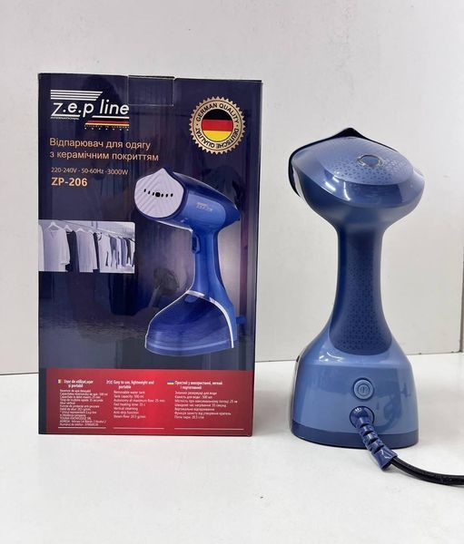 Отпариватель для одежды с керамическим покрытием Zepline ZP-206 ZP-206 Blue фото