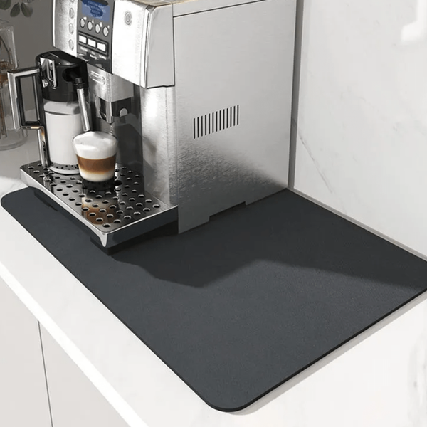 Коврик для сушки посуды, 40 см х 30 см х 0.4 см PVC mat (Синий, Бежевый, Серый) PVC mat фото