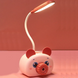Лампа настольная на гибкой ножке с органайзером и подставкой телефона Quite Light Pig с точилкой (розовый, серый, зеленый, белый) LightPig фото 2