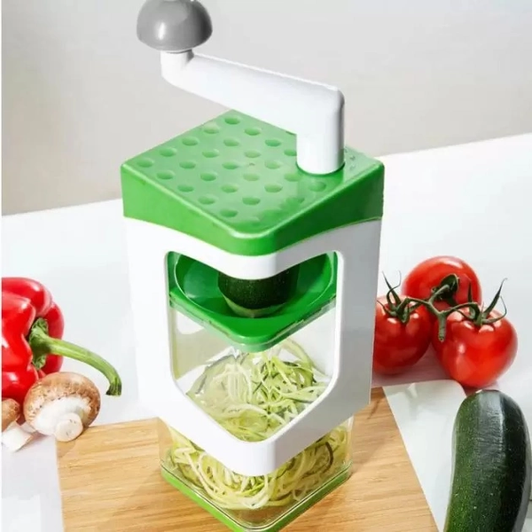 Овощерезка ручная Nicer Dicer 7в1 измельчитель для нарезки овощей и фруктов с насадками и контейнером NicerDicer7 фото