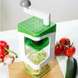 Овощерезка ручная Nicer Dicer 7в1 измельчитель для нарезки овощей и фруктов с насадками и контейнером NicerDicer7 фото 7