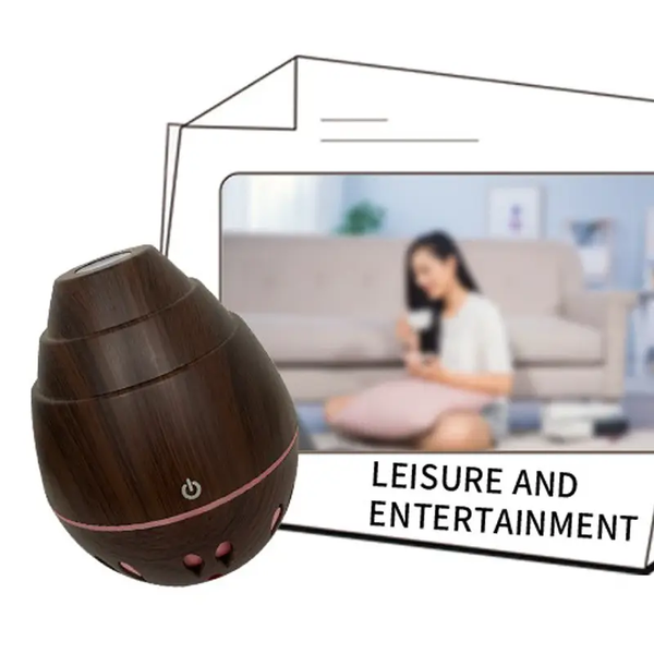 Увлажнитель воздуха аромадифузор с подсветкой Humidifier RGB 7 цветов света, ультразвуковой 130 мл. RGB7 фото